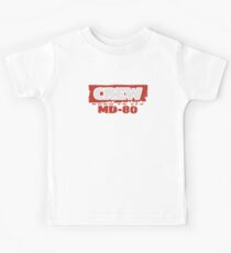 Red MD-80 Crew Kids Tee