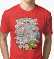 Rick and Morty - Outnumbered... Tri-blend T-Shirt