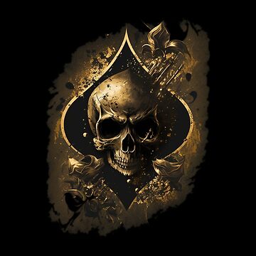 Artwork thumbnail, The Surreal Golden Skull - Ace of Spades: A Surreal Mystery by futureimaging