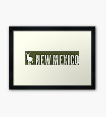 Deer: New Mexico Framed Print