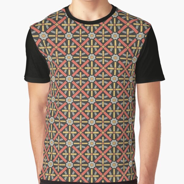 Bold geometric retro pattern designed by Christopher Dresser – State Library Victoria Graphic T-Shirt
