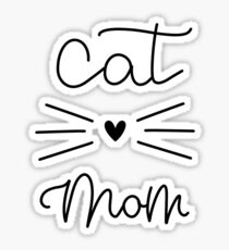 Pegatina Cat Mom