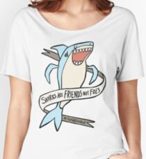 dear premier barnett: sharks are friends, not foes Women's Relaxed Fit T-Shirt