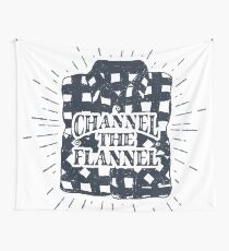 Channel the Flannel for Plaid Lovers Wall Tapestry