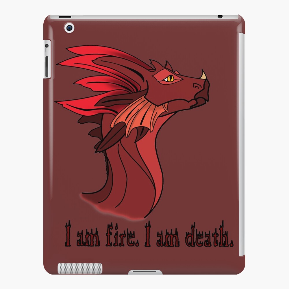 "Red Dragon " iPad Case & Skin by AquaMarine21 | Redbubble