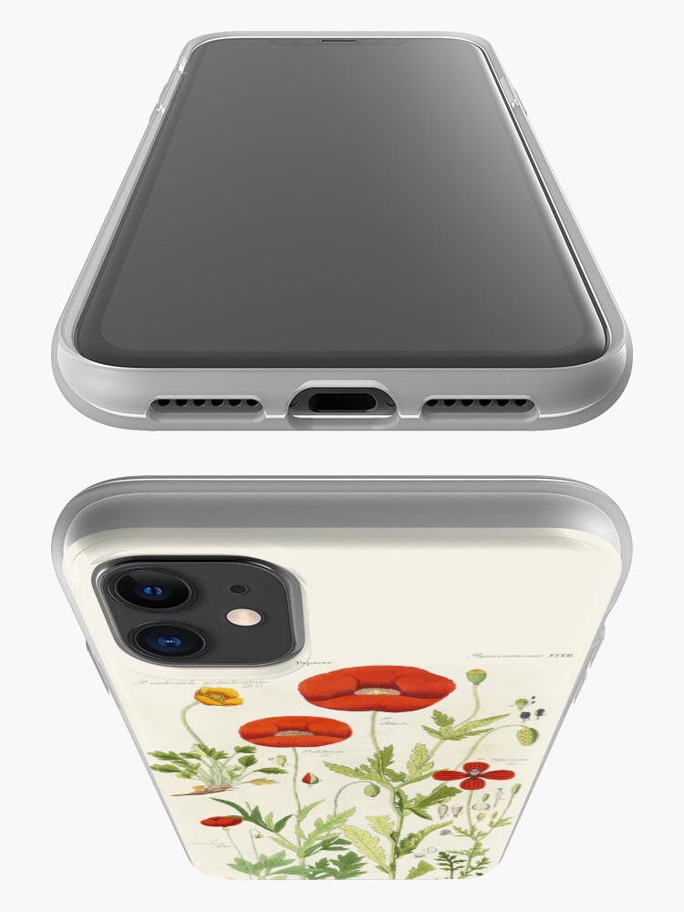 Alternate view of Botanical illustration: Poppy by David Dietrich – State Library Victoria iPhone Case & Cover