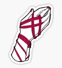 Shibari/Bondage Aesthetic Sticker Sticker