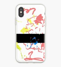 Abstract Censored Mascot iPhone Case
