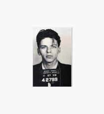 Frank Sinatra Mug Shot Vertical Art Board