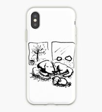 There's No Place Like Home - Window Dog (B&W) iPhone Case