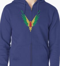 BIRD COLOUR LOGAN Zipped Hoodie