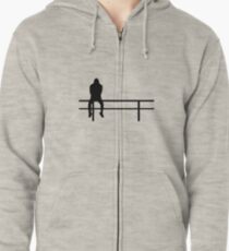 Sudadera con capucha y cremallera MR ROBOT