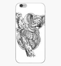 Adult coloring pages: Koala iPhone Case
