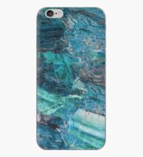 Vinilo o funda para iPhone Siena Turchese - mármol azul