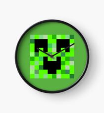 Kawaii Creeper Clock