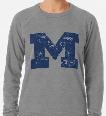 Michigan Vintage Block M Lightweight Sweatshirt