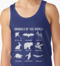 Camisetas de tirantes para hombre Simple Vintage Humor Funny Rare Animals of the World