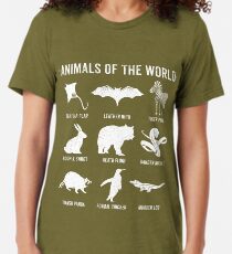 Einfache Vintage Humor Lustige seltene Tiere der Welt Vintage T-Shirt