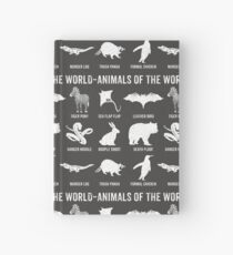 Simple Vintage Humor Funny Rare Animals of the World Hardcover Journal