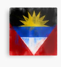 Antigua And Barbuda Flag Reworked No. 1, Series 1 Metalldruck