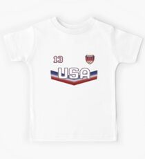 USA Soccer Female Team number 13 - Alex Morgan Kids Tee