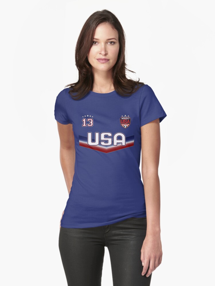 Come On USA Soccer Flag Soccer Fans American Team Girls/' Fitted Kids T-Shirt US