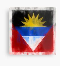 Antigua And Barbuda Flag Reworked No. 2, Series 1 Metalldruck