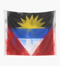 Antigua And Barbuda Flag Reworked No. 2, Series 1 Wandbehang
