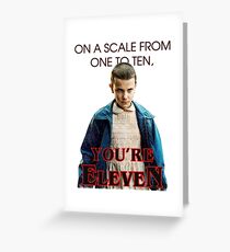 Eleven Out of Ten Greeting Card