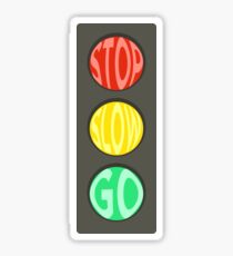 Stoplight Sticker