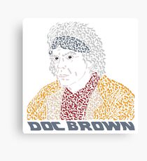 Doc Brown BTTF Canvas Print
