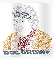 Doc Brown BTTF Poster