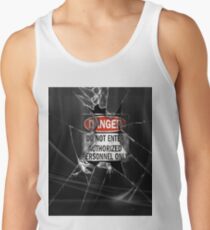 Do Not Enter Broken Glass Tank Top
