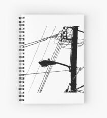 Power Lines Spiral Notebook