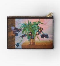 Bowing Tulips Zipper Pouch