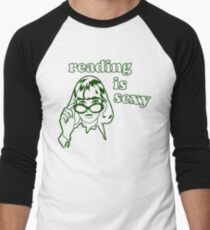 Lesen ist sexy Baseballshirt mit 3/4-Arm