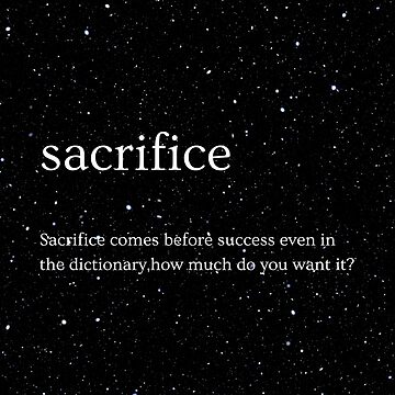 Sacrifice Definition