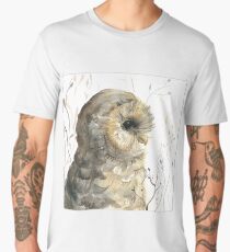 Watercolor owl Men's Premium T-Shirt