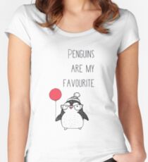 Penguin lover gift Women's Fitted Scoop T-Shirt