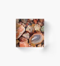Bloque acrílico Lago Superior Agate Beach