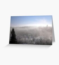 ice fog Greeting Card