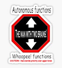 Double think Sticker