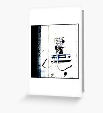 the postmen always rings twice Greeting Card