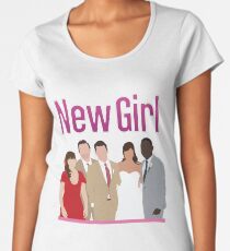 Neue Mädchen Hochzeit Premium Rundhals-Shirt