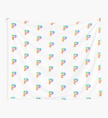 Rainbow P Wall Tapestry