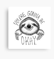 Slothspiration Leinwanddruck