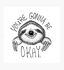 Slothspiration Photographic Print