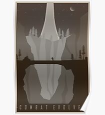 Halo Combat Evolved Vintage Travel Poster Poster