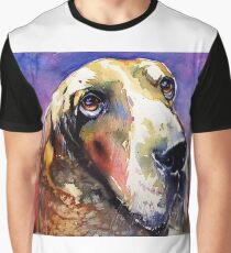 Cute basset hound cd Graphic T-Shirt