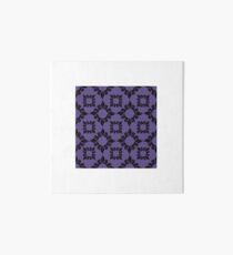 Purple Ultra Violet Black Leaves Floral Art Board